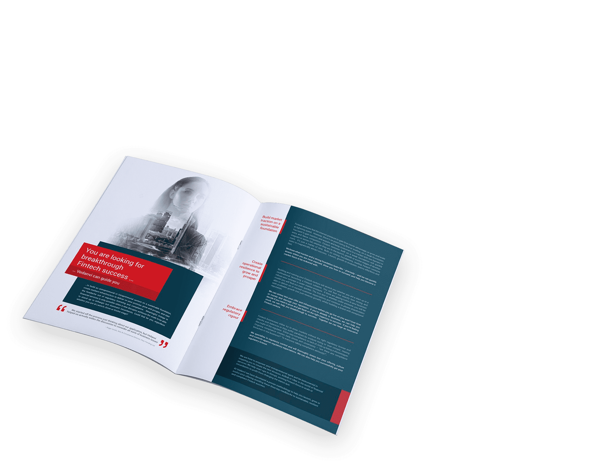 open brochue with text and images