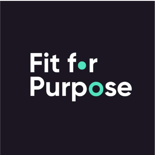 Logo design with the brand name: 
Fit For Purpose
